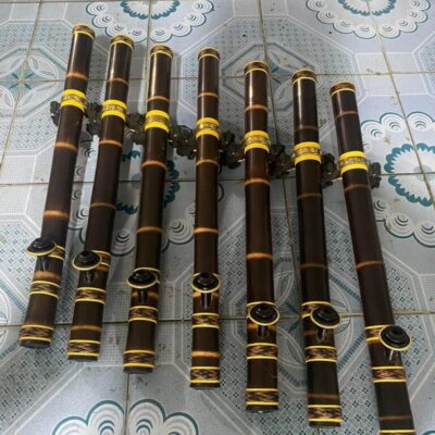 Điếu Cày Trúc 5 mắt Đan Mây Mộc Mạc Thanh Lịch